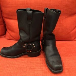 Black Motorcycle boots